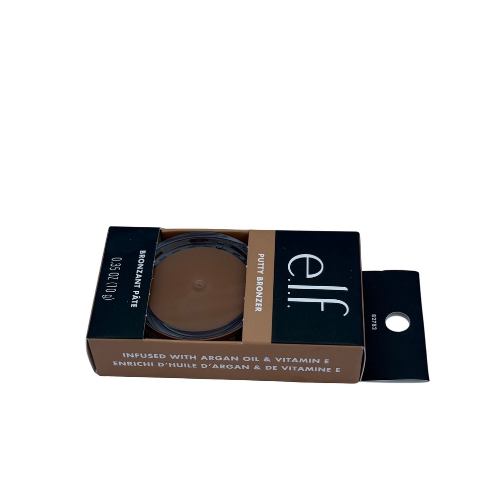 ELF Putty Bronzer Tan Lines 82782 Cream to Powder Argan Oil Vitamin E 0.35oz NEW - Picture 3 of 5